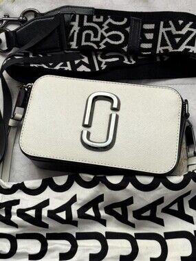Marc Jacobs Black and White Camera Crossbody